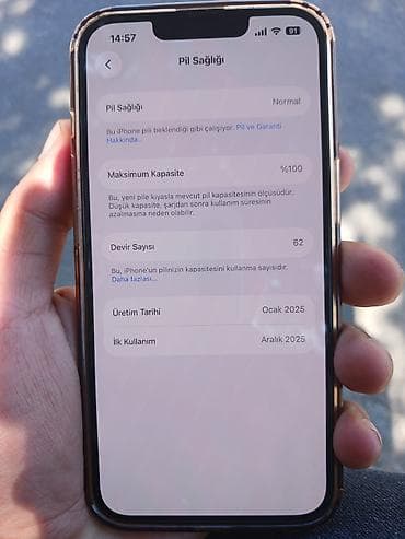 IPhone 16e, 128 GB, Qara, Barmaq izi