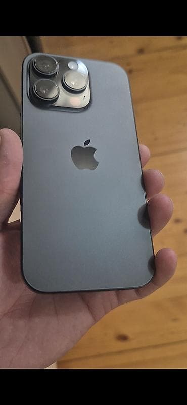 telefonlar nokia: IPhone 16 Pro, 128 GB, Black Titanium, Zəmanət, Simsiz şarj, Face ID — 1