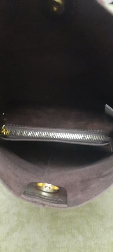 dəri kişi cantaları: Qəhvəyi NO NAME canta. Dərisi cox yumşaq və icində balaca cantası da — 4