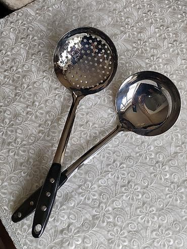 Paslanmayan poladdan 2-li mətbəx dəsti - 1 ədəd ləpəli kepçe lalafo.az -da Paslanmayan poladdan 2-li mətbəx dəsti - 1 ədəd ləpəli kepçe