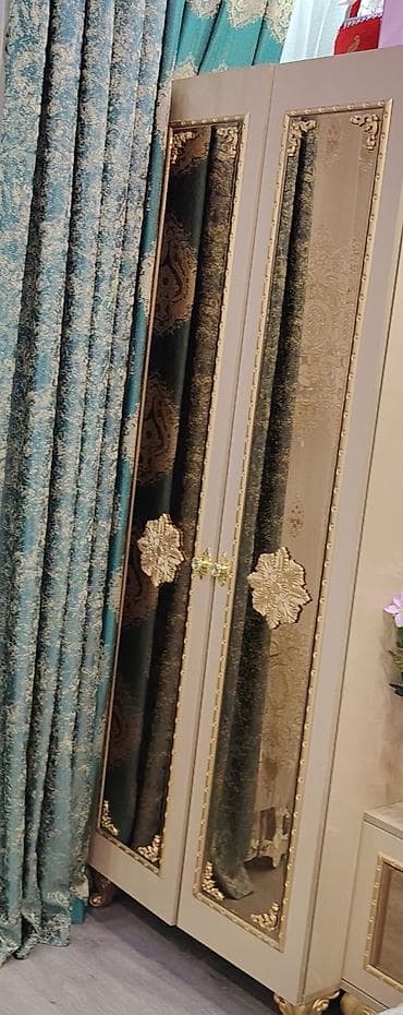 paltar skafi ucuz: Klassik üslubda iki qapılı şkaf - Material: MDF/Laminate korpus, ön — 1