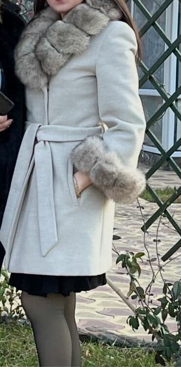 qadin az: Palto, rəng - Bej — 8