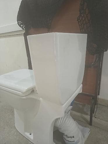 Mebel: Hamam üçün lavabo və şkaf dəsti - Rəng: ağ - Üst hissə: keramika — 10