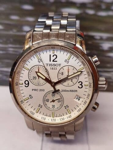 kişi üçün ev şap şapları: Б/у, Наручные часы, Tissot — 1
