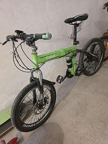 velosiped kameri: 20 olcuToba 209 qatlanan dağ velosipedi - Rəng: yaşıl/qarmaqarışıq — 2