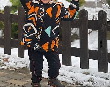 Uşaqlar üçün digər geyimlər: Jaket, Oğlan üçün, 5 - 6 yaş, Panço — 2