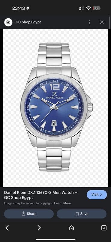 poljot saat: Daniel Klein qol saatı Islenmemis. - Korpus və qolbaq: paslanmayan — 1