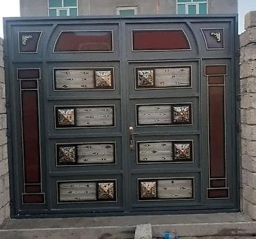 plasik qapi: Dekorativ metal darvaza – klassik və zəngin dizayn - Material: qalın — 4