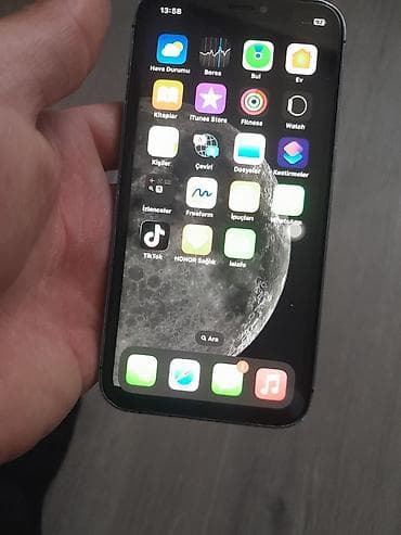 hard disk ssd: IPhone Xs, 64 GB, Black Titanium, Face ID — 1