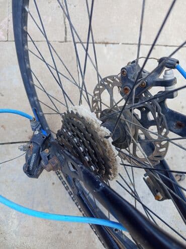 shimano velosipedi: İşlənmiş Dağ velosipedi 24", sürətlərin sayı: 21, Ünvandan götürmə — 3