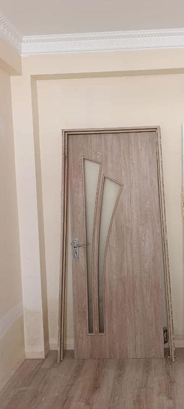 qelyan şuşesi: Məhsul: 2 ədəd qapı dəsti 1) PVC şüşəli qapı - Material: ağ rəngli — 2