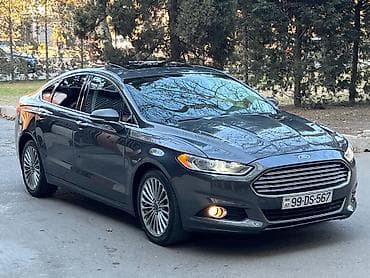 canqan avto: Ford Fusion sedan – geniş və komfortlu salon - Dəri oturacaqlar, ön — 10