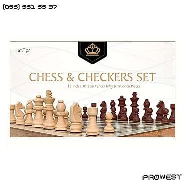 uno oyunu: 📌 Görsəldəki məhsul — “Xinliye CHESS & CHECKERS SET” adlı şahmat — 3