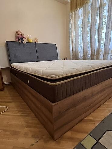 panelər: Çox səliqəli vəziyyətdə çarpayı + ortopedik matras satılır. Matras — 6