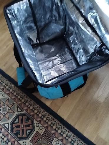 Wolt Partner izotermal çatdırılma çantası - Rəng: mavi (Wolt loqolu) — 2