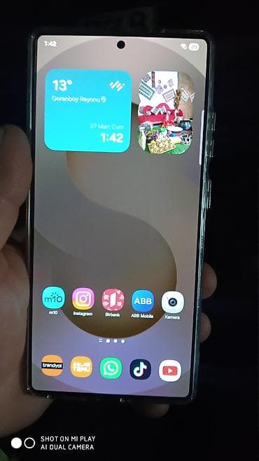 telefon iphone 6: Samsung Galaxy S25 Ultra, 256 GB, rəng - Bej, Sensor — 4