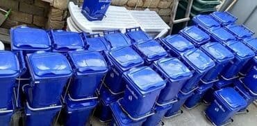 sutlac qablari: Tullanti  qabi (zibil qabi ) ✅olcu vahi̇di̇ -20 li̇tr hundurluk- 41 — 1