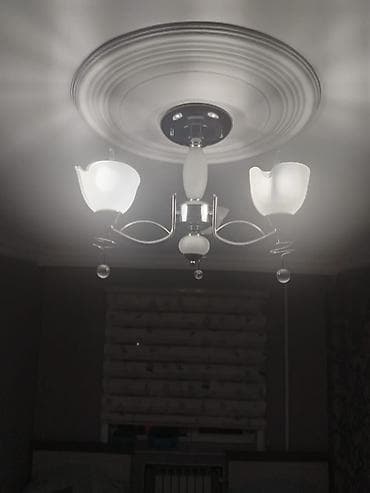 yolka isigi: Çılçıraq, 3 lampa, Şüşə — 3