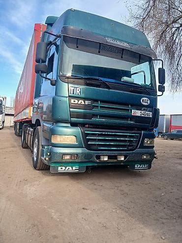 фольксваген г: ДАФ 430 CF 430 2002 Г. ПРИЦЕП Шмитц 2002 95 КУБ — 2