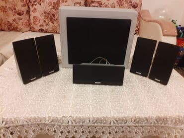 jbl dinamiki: Б/у Philips Колонка, Тип - Для домашнего кинотеатра, цвет - Черный — 2