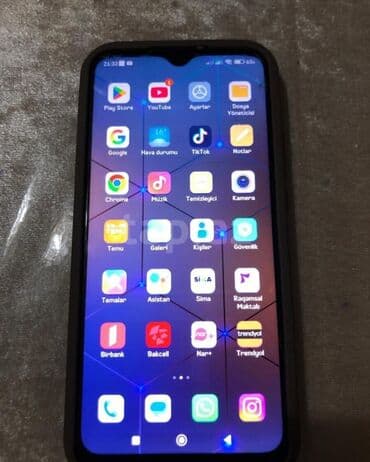 işlənmiş telfonlar: Redmi 9, 64 GB, rəng - Bənövşəyi, Barmaq izi — 5