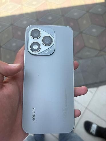 Honor 400 Lite, 256 ГБ, цвет - Серебристый, Отпечаток пальца, Face ID