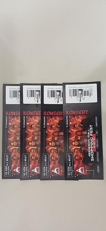 kombi ustasi sumqayit: Məhsul: Konsert biletləri Təsvir: - “Absheron Mall Shopping Fest” — 1