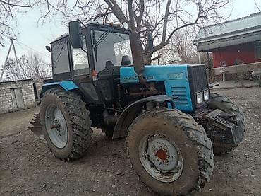 tekeri: Belarus MTZ 1221 təkərli traktor + asqıda torpaq frezesi/torpaq — 3