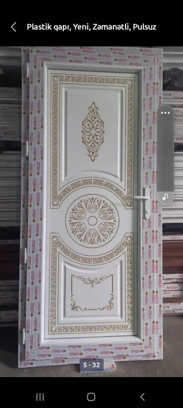 ucuz plastik qapi pencere: Yeni Plastik qapı 80x200 sm Zamok və çərçivə ilə, Zəmanətli, Pulsuz quraşdırma, Pulsuz çatdırılma — 18