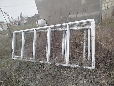 Ev və bağ: İşlənmiş İkiqat şüşə paketi Plastik pəncərə, Еni: 125 sm, Uzunluğu: 350 sm — 1