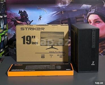 ikinci əl komputer: Ofis üçün Komputer dəsti✅ 💠Keys-X-Bace Sade 💠Ana Plata-H61 DDR3 — 1