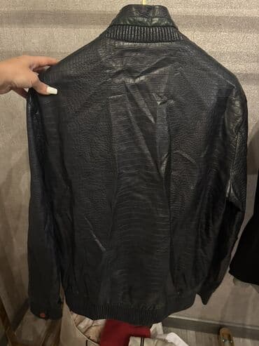 dəri zamşa kişi gödəkçəsi: Kurtka, Dəri, Payız, 6XL (EU 52) — 3