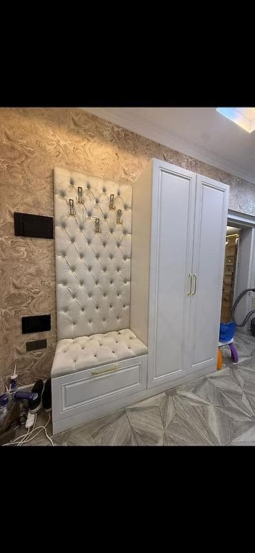 2qapili dolab: 2 qapılı, Ağ, Digər material, Açılan, Düz dolab — 1