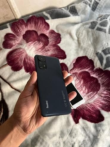 damasni telefon: Redmi Note 11S, 128 GB, rəng - Qara, Barmaq izi, Face ID — 10