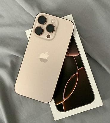 iphone 17 pro qiyməti: IPhone 16 Pro, 256 GB, Qızılı, Face ID — 9