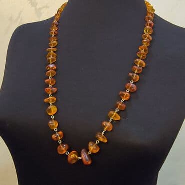 kəhrəba təsbehlər: Boyunbağı — 5