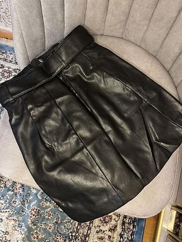 Plaşlar: Mini Ətək, H&M, Dəri, XS — 5