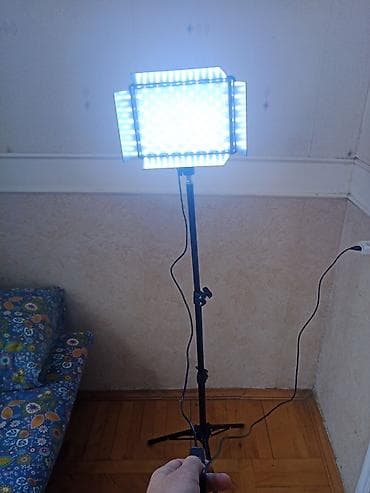 video capture: Video və foto çəkilişləri üçün LED işıq paneli stativlə birlikdə — 4