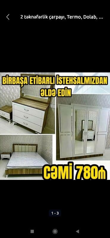 divan dəsdi: İkinəfərlik çarpayı, Azərbaycan, Yeni — 6