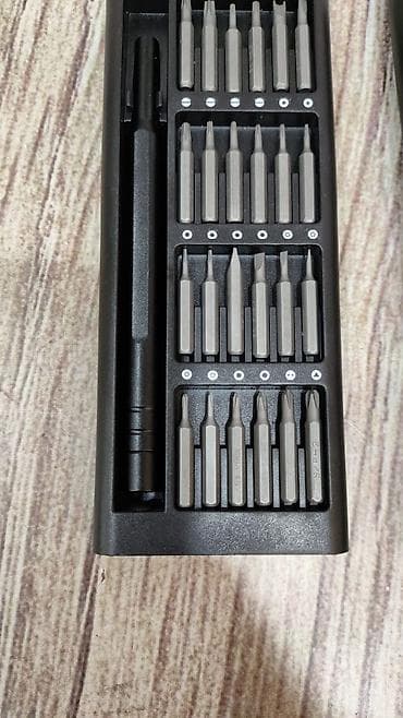 mini drel satilir: Çoxfunksiyalı dəqiq tornavida dəsti - Kompakt alüminium qutu — 2