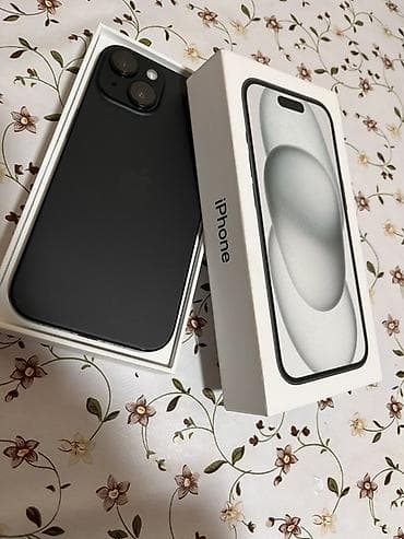dubay ayfon satisi: IPhone 15, 128 ГБ, Черный, Face ID, С документами — 1