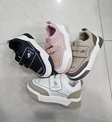 Uşaq üçün idman üslublu snikerlər – POLO loqolu model - Rəng