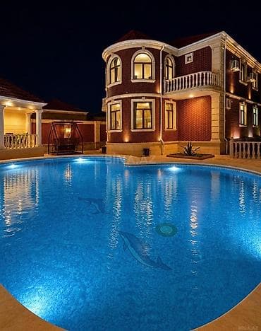 hövsan qes: Lüks həyət evi – xüsusi layihəli 2 mərtəbəli malikanə və böyük açıq — 1