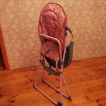 Uşaq geyimi və ayaqqabıları: Uşaq yemək stulu - Yığma-katlana bilən konstruksiya: metal çərçivə — 2