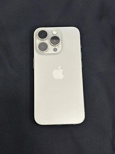 iphone 15 pro max dubay: IPhone 15 Pro, 512 GB, White Titanium, Face ID — 1