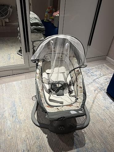 Oğlan və qız üçün, İşlənmiş, Beşik, Dəstsiz, Matras ilə, Yellənmə mexanizm ilə — 3