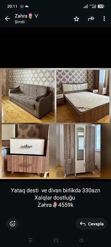 dewalt store az: Yataq desti ve divan birlikdə 330azn
Xalqlar dostluğu 
Zəhra🌷4559k — 1