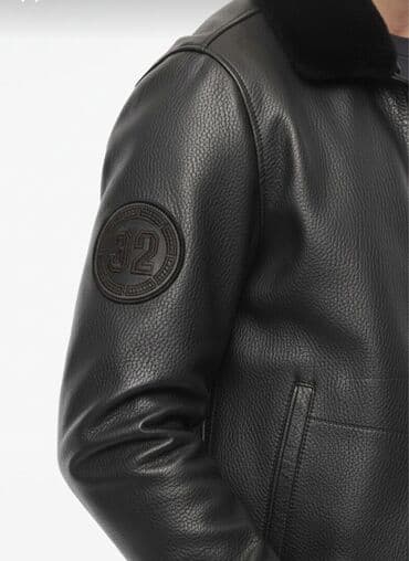 2020 kurtkalar: Temiz natura deri kurtka,teze upakovkada,brend maldi Ölcü (XXL) Dəri — 3