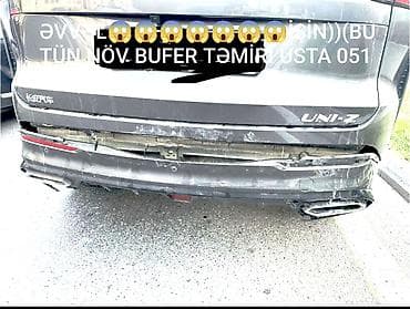СТО, ремонт транспорта: Xidmət: Avtomobil buferinin bərpası və təmiri - Arxa və ön buferlərin — 1