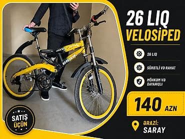 Aynur92👑
Qiymet 140 Azn
Velosiped satilir
26 liq
Erazi:Saray — 1